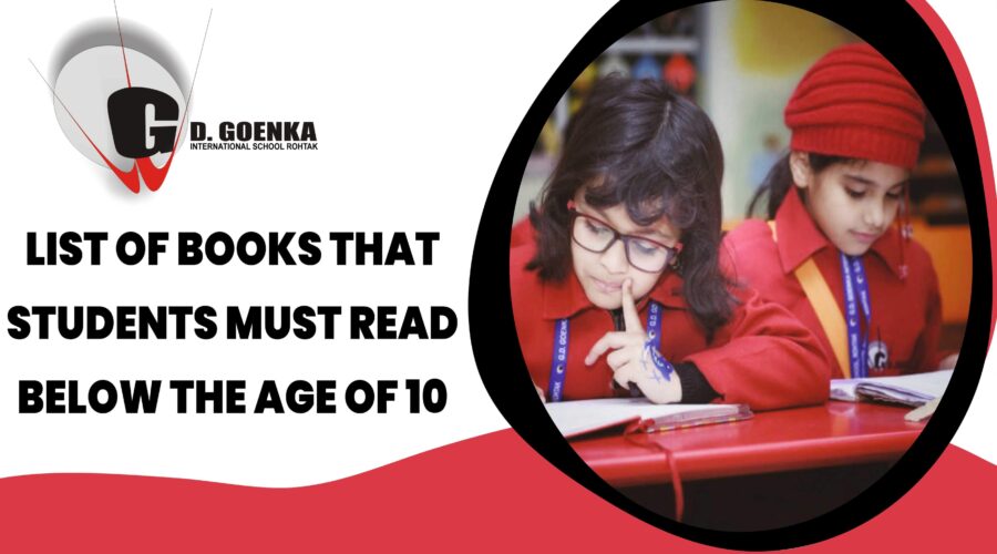 List of Books that students must read below the age