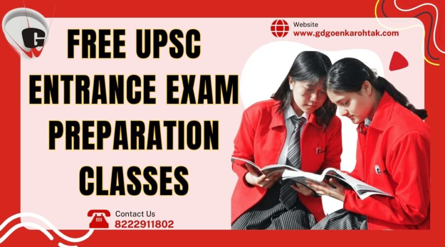 Free UPSC Entrance Exam Preparation Classes